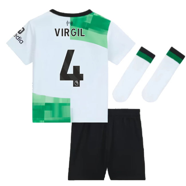 2023-2024 Liverpool Away Infant Baby Kit (Virgil 4)
