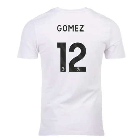 2023-2024 Liverpool Crest Tee (White) (Gomez 12)
