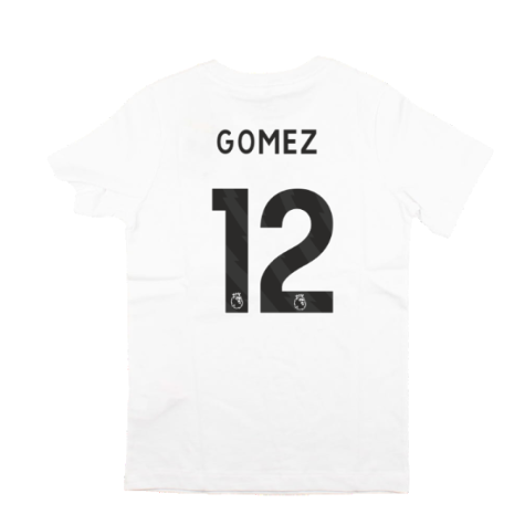 2023-2024 Liverpool Crest Tee (White) - Kids (Gomez 12)