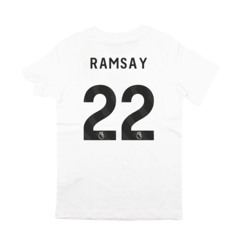 2023-2024 Liverpool Crest Tee (White) - Kids (Ramsay 22)