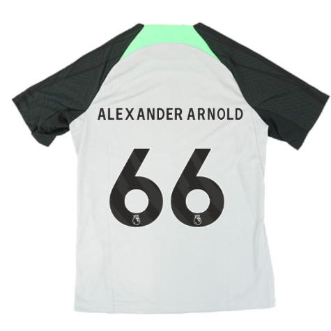 2023-2024 Liverpool Dri-Fit Strike Training Shirt (Grey) (Alexander Arnold 66)
