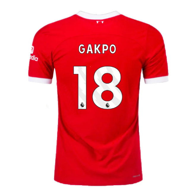 2023-2024 Liverpool Home Dri-Fit ADV Match Shirt (Gakpo 18)