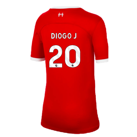 2023-2024 Liverpool Home Shirt (Kids) (Diogo J 20)