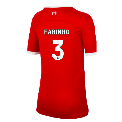 2023-2024 Liverpool Home Shirt (Kids) (Fabinho 3)