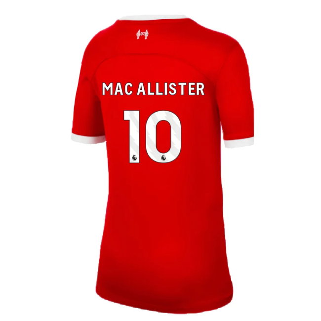 2023-2024 Liverpool Home Shirt (Kids) (Mac Allister 10)