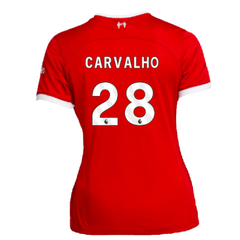 2023-2024 Liverpool Home Shirt (Ladies) (Carvalho 28)