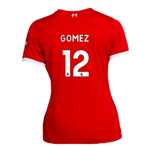 2023-2024 Liverpool Home Shirt (Ladies) (Gomez 12)