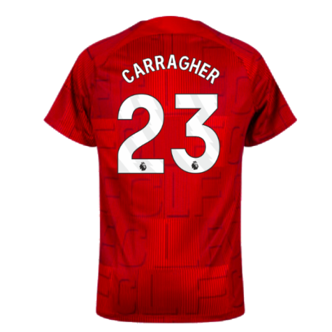 2023-2024 Liverpool Pre-Match Home Shirt (Red) (Carragher 23)