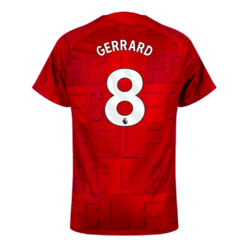 2023-2024 Liverpool Pre-Match Home Shirt (Red) (Gerrard 8)