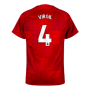 2023-2024 Liverpool Pre-Match Home Shirt (Red) (Virgil 4)