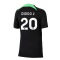 2023-2024 Liverpool Strike Dri-Fit Training Shirt (Black) - Kids (Diogo J 20)