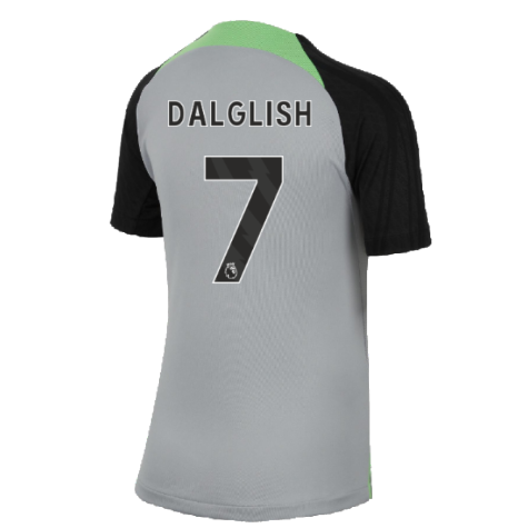 2023-2024 Liverpool Strike Dri-Fit Training Shirt (Grey) - Kids (Dalglish 7)