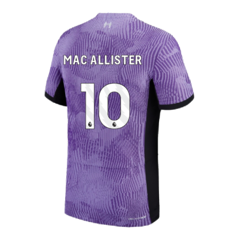 2023-2024 Liverpool Third Authentic Match Shirt (Mac Allister 10)