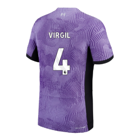 2023-2024 Liverpool Third Authentic Match Shirt (Virgil 4)
