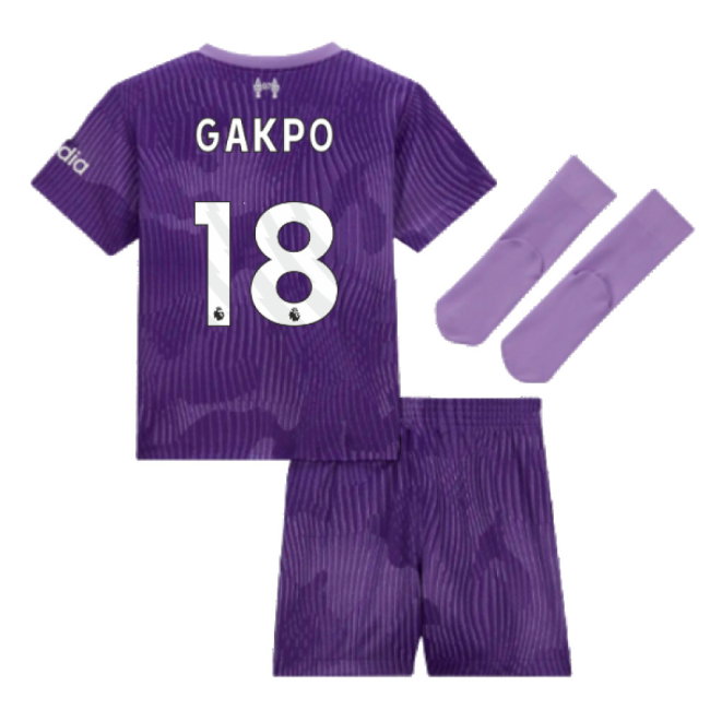 2023-2024 Liverpool Third Baby Kit (Gakpo 18)