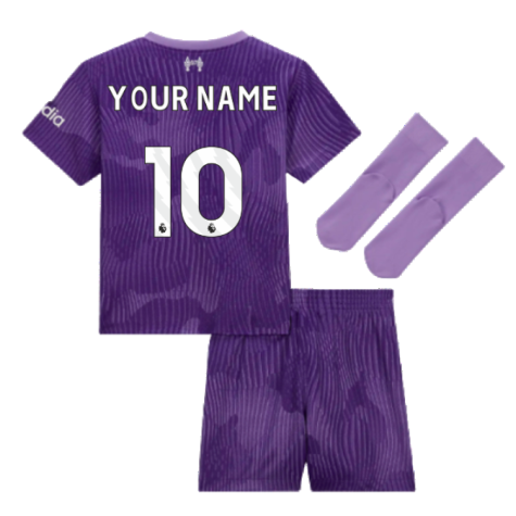 2023-2024 Liverpool Third Baby Kit (Your Name)