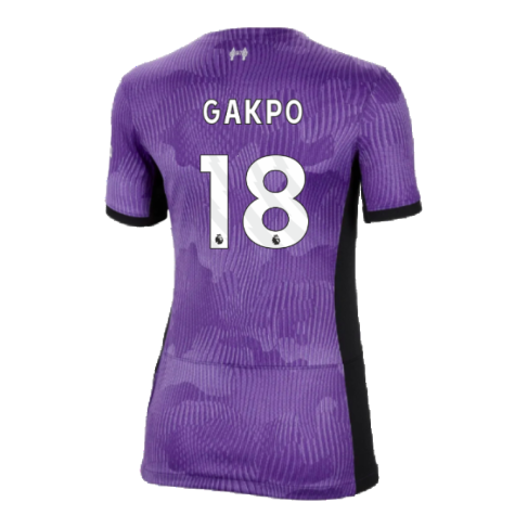 2023-2024 Liverpool Third Shirt (Womens) (Gakpo 18)