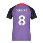 2023-2024 Liverpool Training Shirt (Space Purple) - Kids (Gerrard 8)