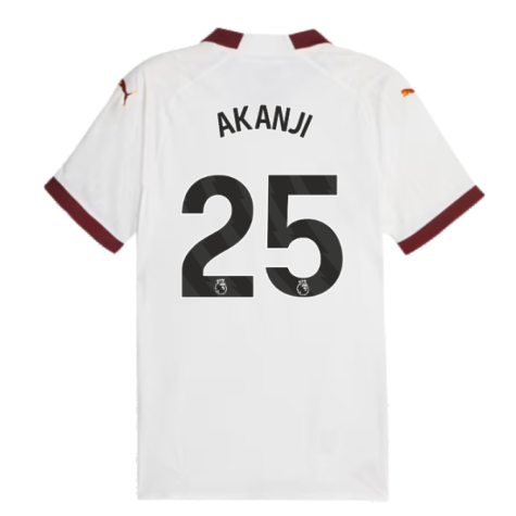 2023-2024 Man City Authentic Away Shirt (AKANJI 25)