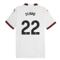 2023-2024 Man City Authentic Away Shirt (DUNNE 22)