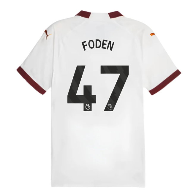 2023-2024 Man City Authentic Away Shirt (FODEN 47)