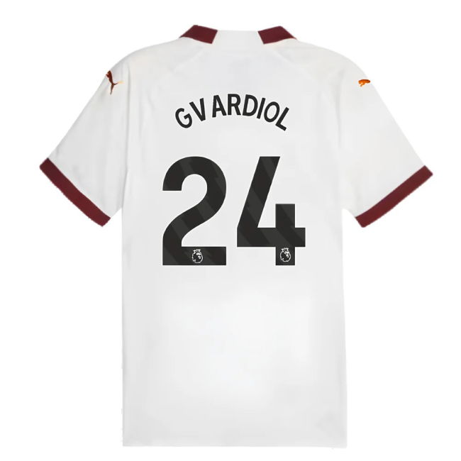 2023-2024 Man City Authentic Away Shirt (Gvardiol 24)