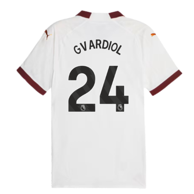 2023-2024 Man City Authentic Away Shirt (Gvardiol 24)