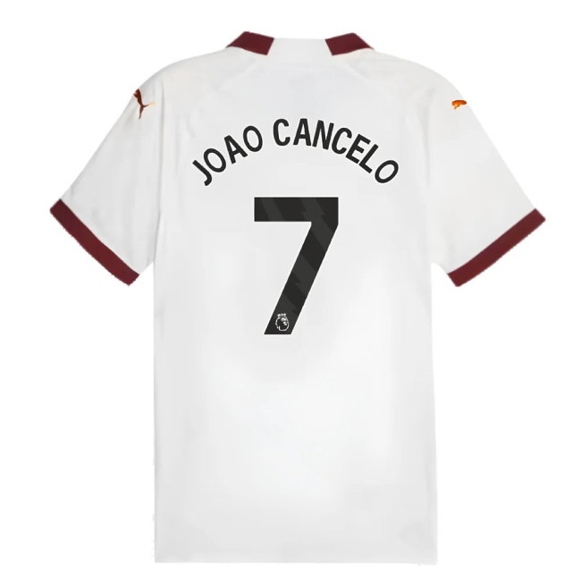 2023-2024 Man City Authentic Away Shirt (JOAO CANCELO 7)