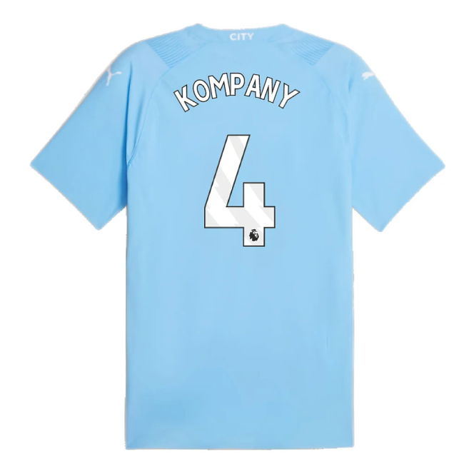 2023-2024 Man City Authentic Home Shirt (KOMPANY 4)