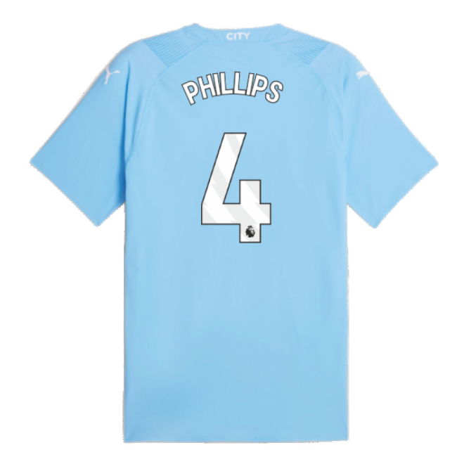2023-2024 Man City Authentic Home Shirt (PHILLIPS 4)