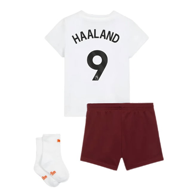 2023-2024 Man City Away Baby Kit (HAALAND 9)