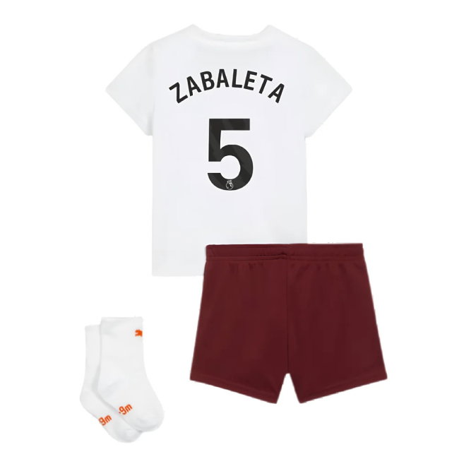 2023-2024 Man City Away Baby Kit (ZABALETA 5)