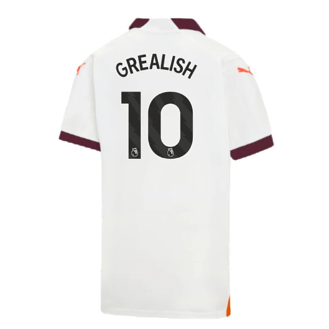 2023-2024 Man City Away Shirt (Kids) (GREALISH 10)