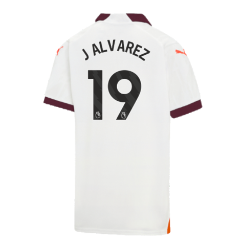 2023-2024 Man City Away Shirt (Kids) (J ALVAREZ 19)