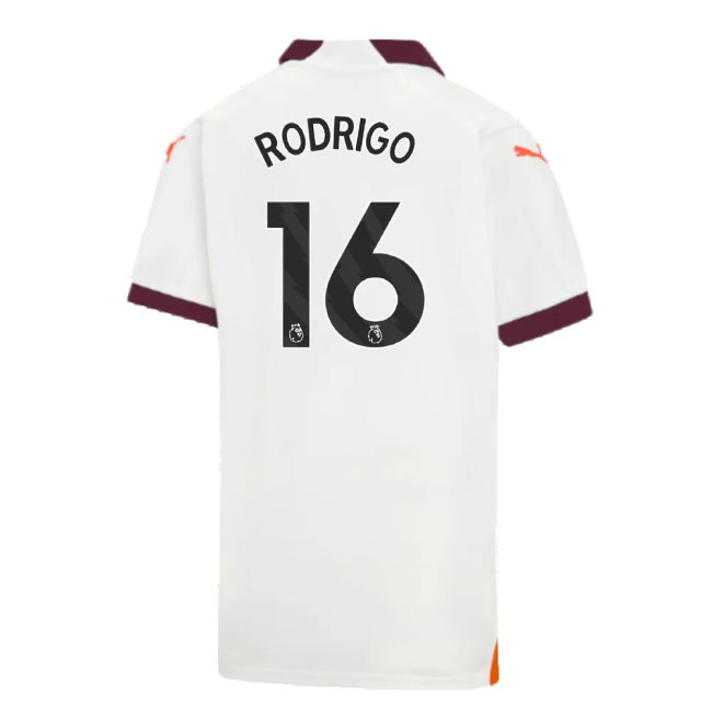 2023-2024 Man City Away Shirt (Kids) (RODRIGO 16)