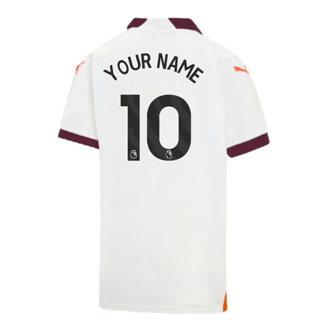2023-2024 Man City Away Shirt (Kids) (Your Name)