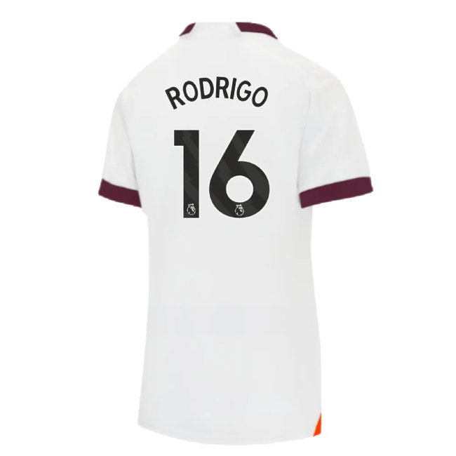 2023-2024 Man City Away Shirt (Ladies) (RODRIGO 16)