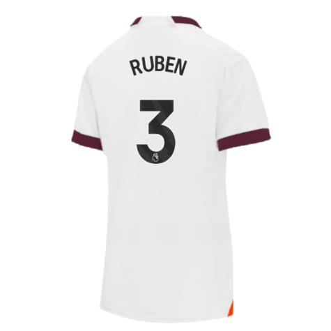 2023-2024 Man City Away Shirt (Ladies) (RUBEN 3)