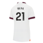 2023-2024 Man City Away Shirt (Ladies) (SILVA 21)