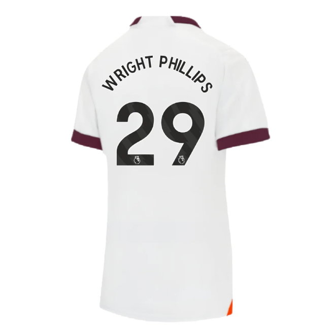 2023-2024 Man City Away Shirt (Ladies) (WRIGHT PHILLIPS 29)