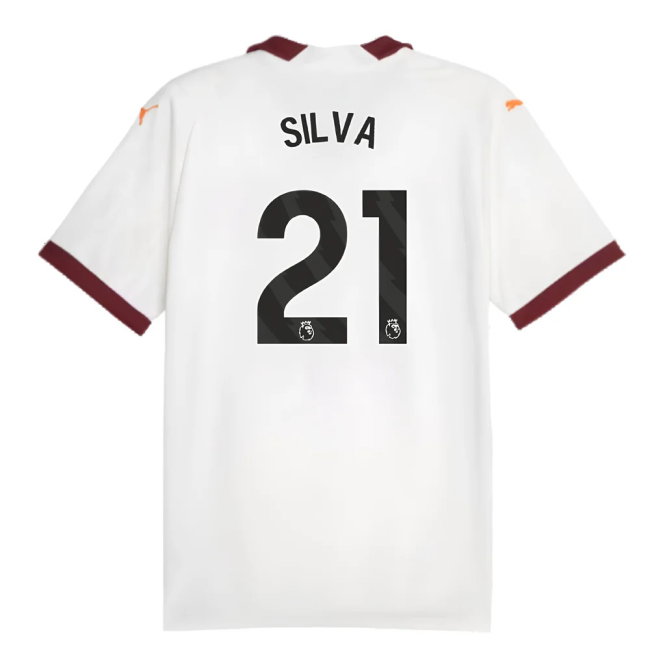 2023-2024 Man City Away Shirt (SILVA 21)