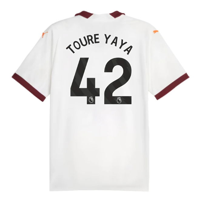 2023-2024 Man City Away Shirt (TOURE YAYA 42)