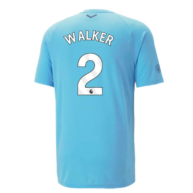 2023-2024 Man City Casuals Tee (Blue Wash) - Kids (WALKER 2)