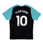 2023-2024 Man City Casuals Tee (Navy) (Your Name)