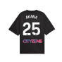 2023-2024 Man City FtblNrgy Jersey (Black) (AKANJI 25)