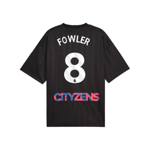 2023-2024 Man City FtblNrgy Jersey (Black) (Fowler 8)