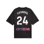 2023-2024 Man City FtblNrgy Jersey (Black) (Gvardiol 24)