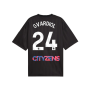 2023-2024 Man City FtblNrgy Jersey (Black) (Gvardiol 24)