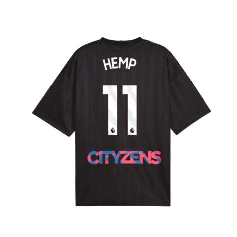 2023-2024 Man City FtblNrgy Jersey (Black) (Hemp 11)