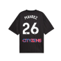2023-2024 Man City FtblNrgy Jersey (Black) (MAHREZ 26)